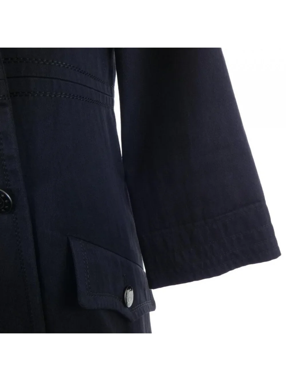 Chanel Trench Coat Black